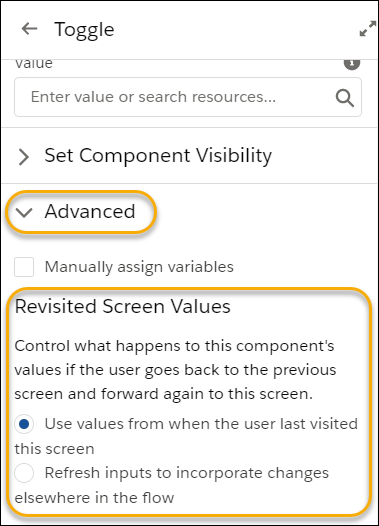 Revisited Screen Component Values