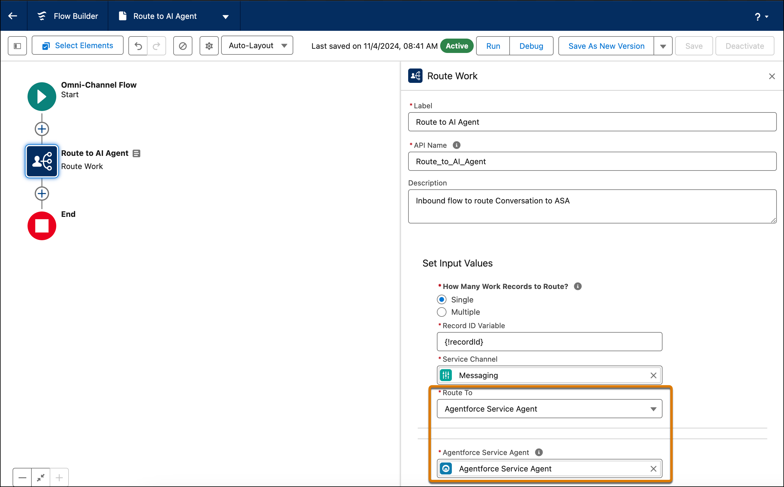 Routing to Agent