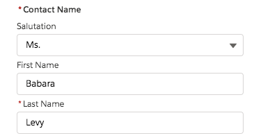 Create name fields with lightning-input-name